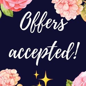 ✨See an item you love? Gladly welcome your offer!